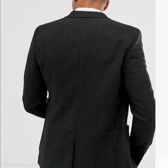 Asos Skinny blazer in charcoal wool mix - Picture 6 of 7